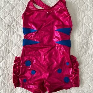 Balera metallic pink Biketard